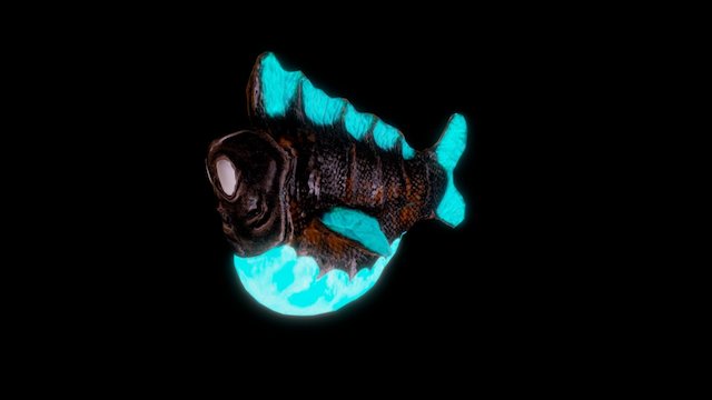 alien fish 3D Model