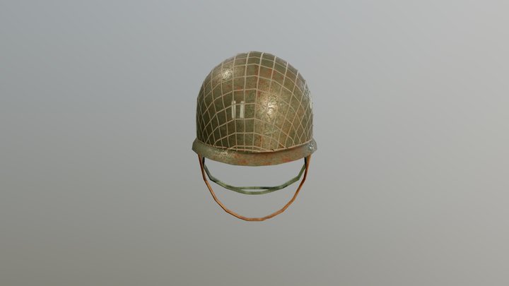 M1 Helmet 3D Model