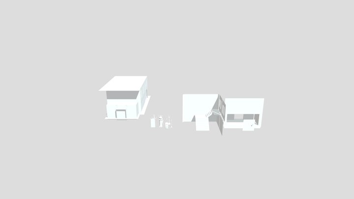 Reptilian cult building 3D Model