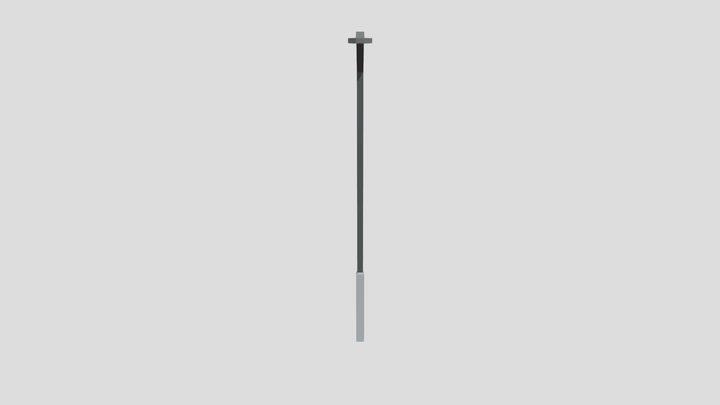 Light Pole - Version 1 (lowpoly for games) 3D Model