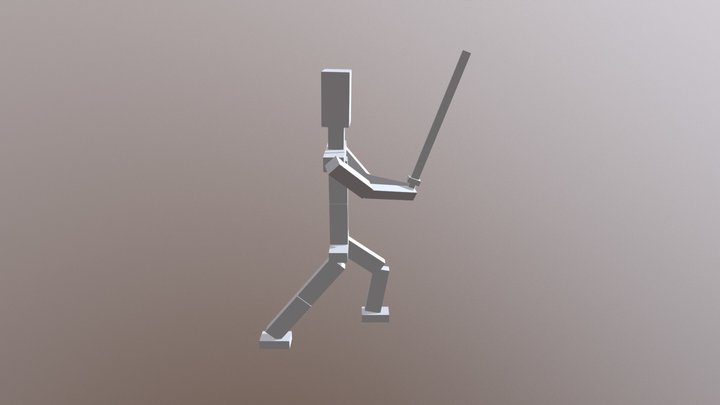 sword fighting 3D Model