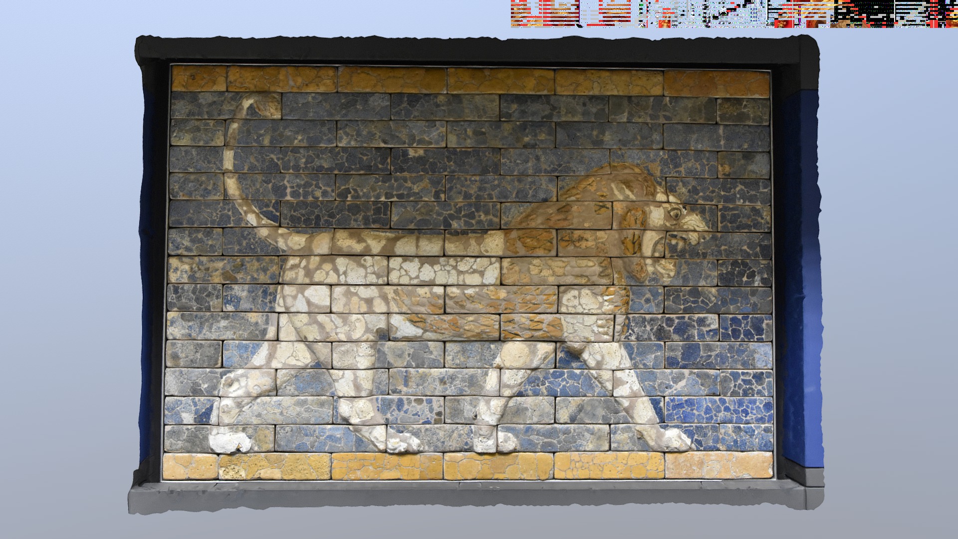 Lion, Ishtar Gate (605-562BC) - 3D model by rmark [855f73c] - Sketchfab