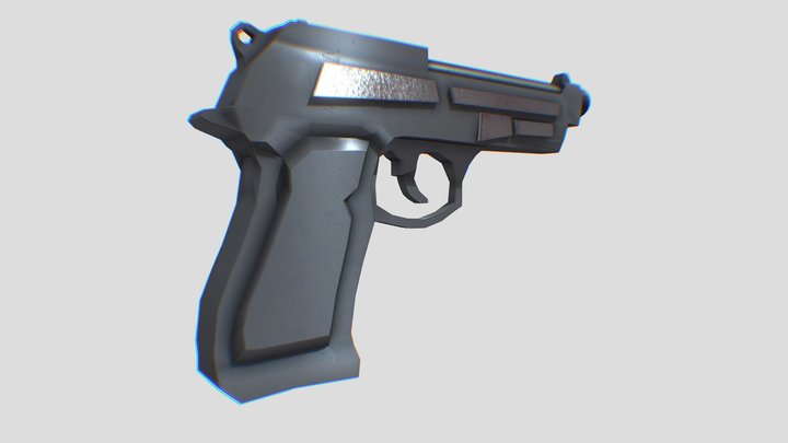 Pistola_Basica 3D Model