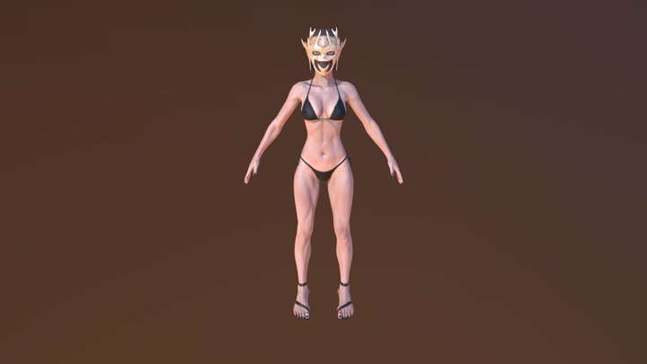 BIKINI_GIRL – Free 3D Model STL