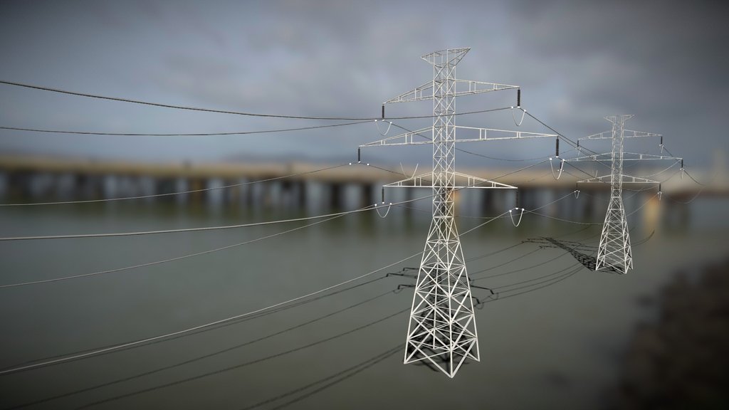 Power Lines - Electric Transformer