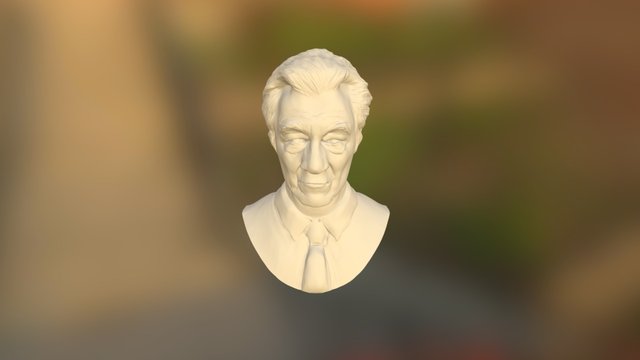 Ian McKellen 3D Model