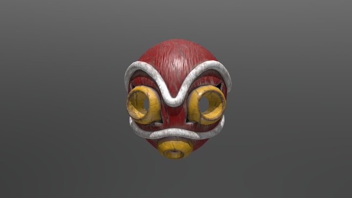 Princess Mononoke Mask 3D Model