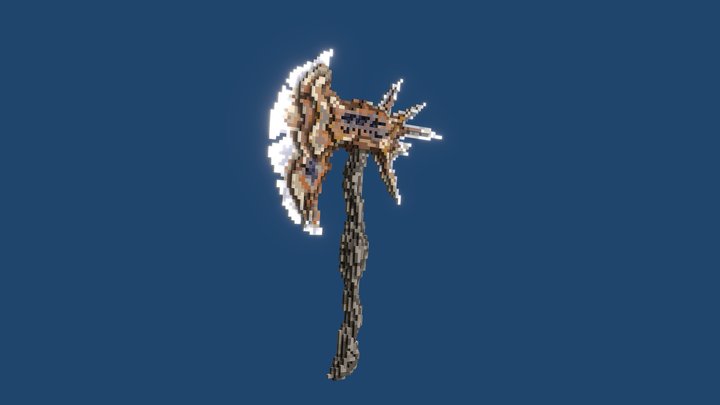 Outcast's axe - Sekera vyhnanca 3D Model