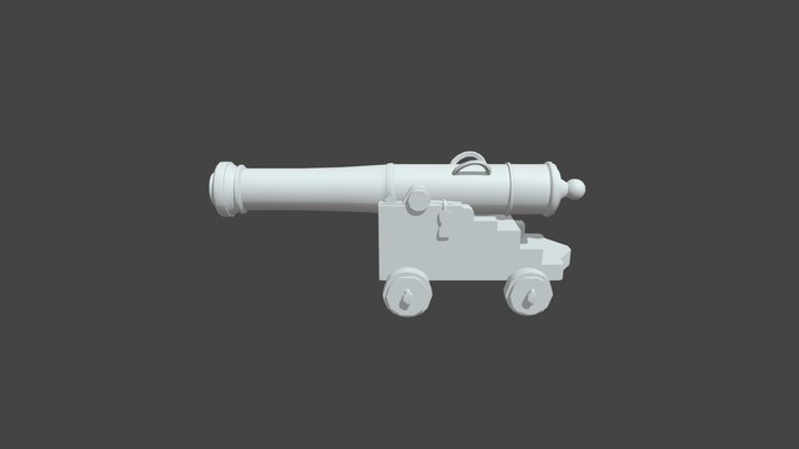 Cannon UV 3D Model