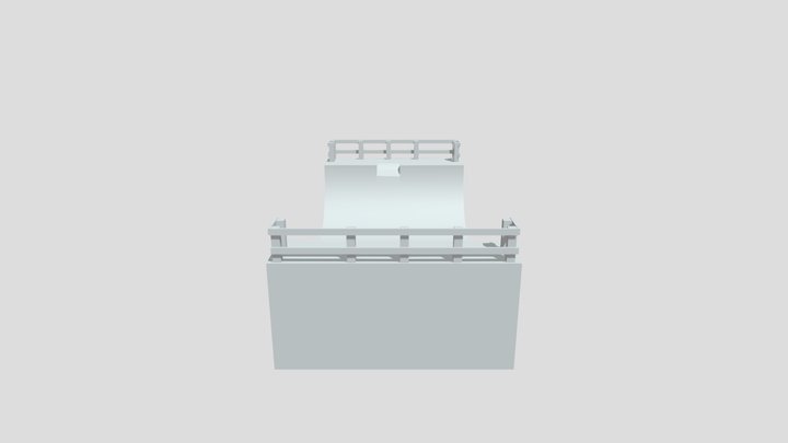 Skateboard Halfpipe 3D Model