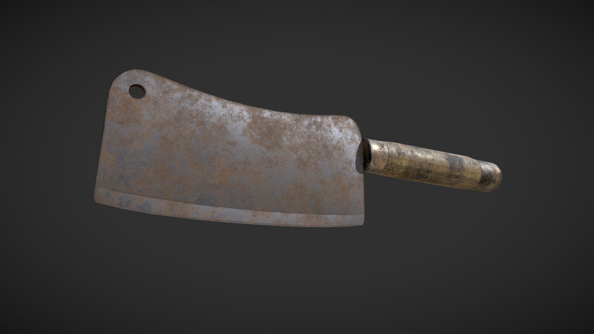 Cleaver Knife Rusty