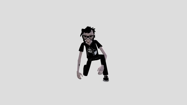 Skrillex animation 3D Model