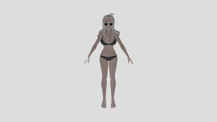 Mirajane (Swimsuit) Fairy Tail 3D Model