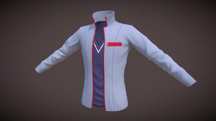 Kurosaki School Uniform 3D Model
