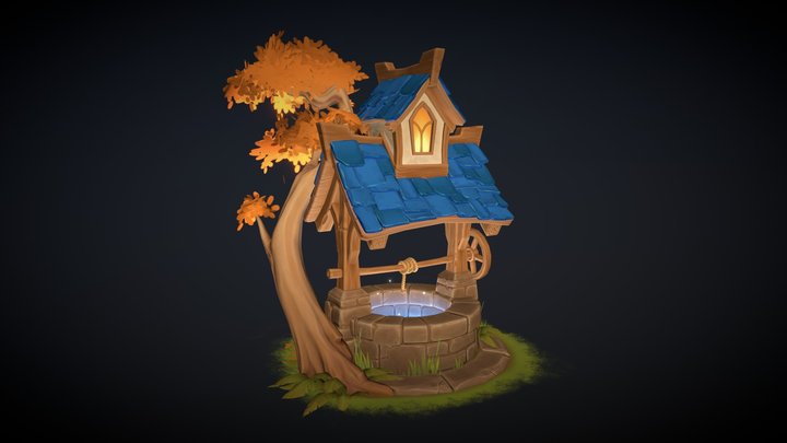 Wishing Well 3D Model