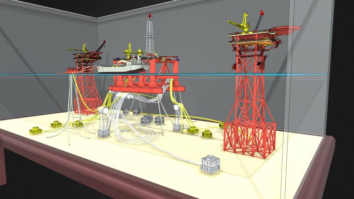 Oilrig 3D models - Sketchfab