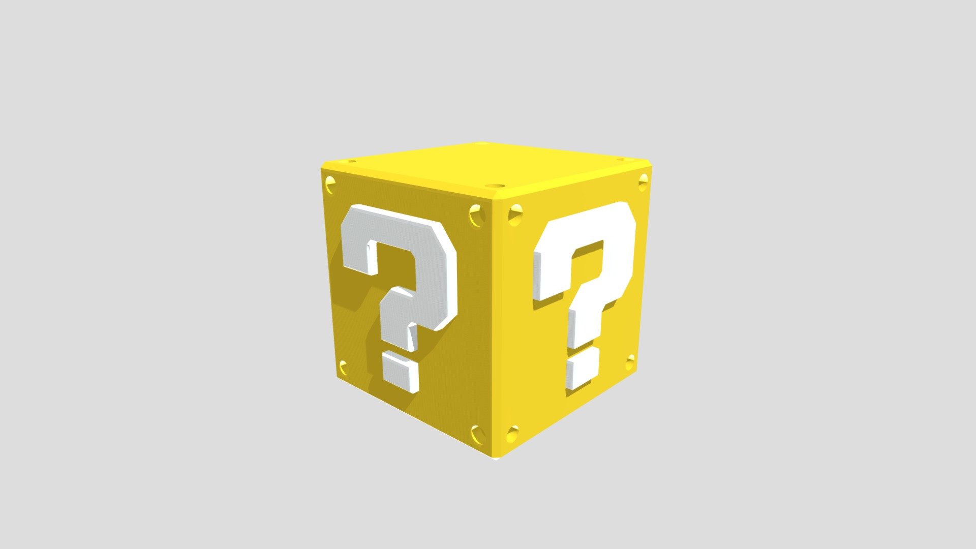 Super Mario Question Block - 3D model by amjad (@amjadzahid93) [8568cb3 ...