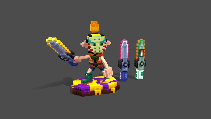 Splatana Stamper🪚 3D Model