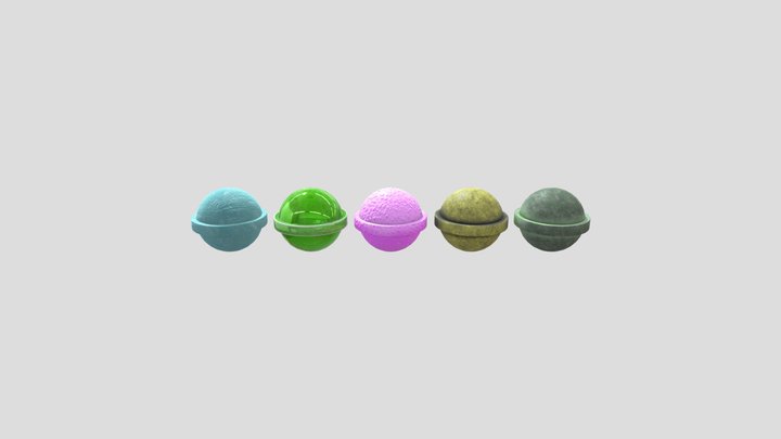 Spheres 3D Model