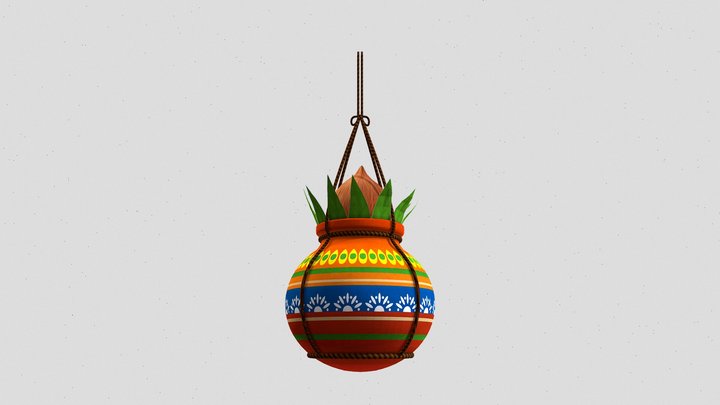 Dahi Handi/Pot 3D Model