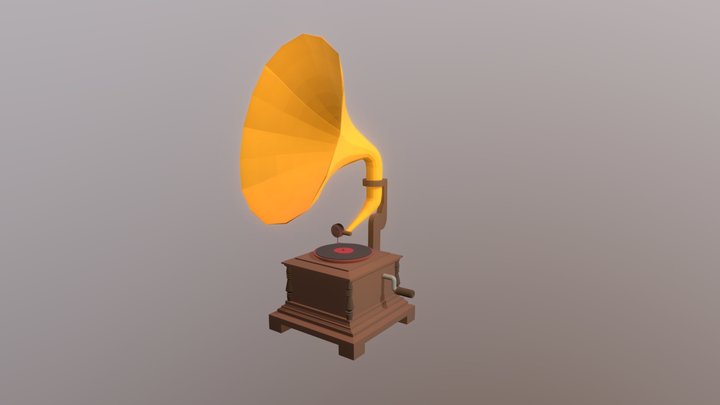 Gramophone - Nanna Rond 3D Model