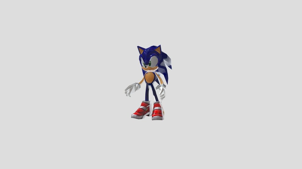Sonic sa2 rigged (fixed)