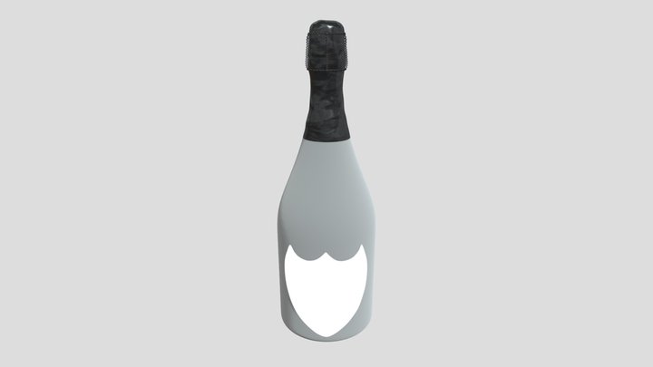 Dom Perignon Champagne Bottle