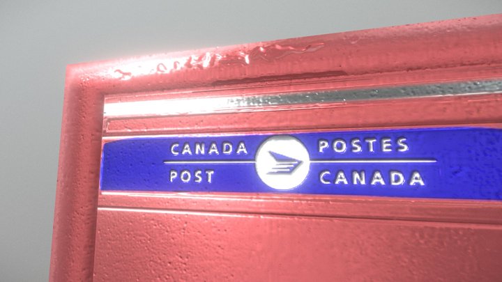 Canada Post Box 3D Model
