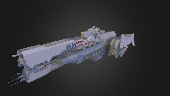 UNSC Paris Class Frigate - WIP 3D Model