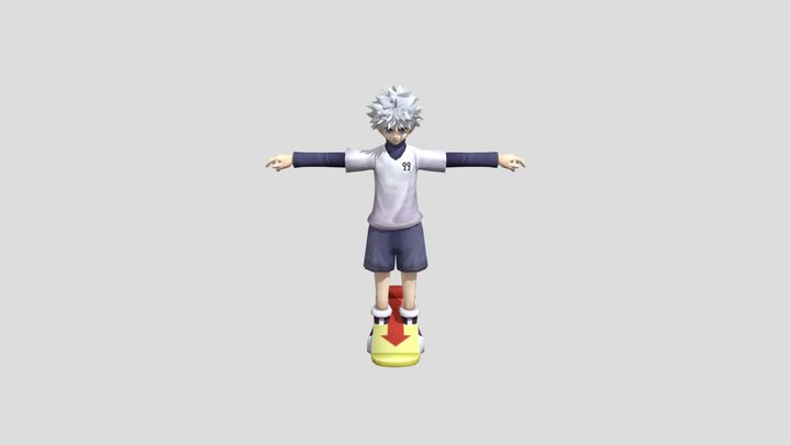 Killua Zoldyck 3D Model