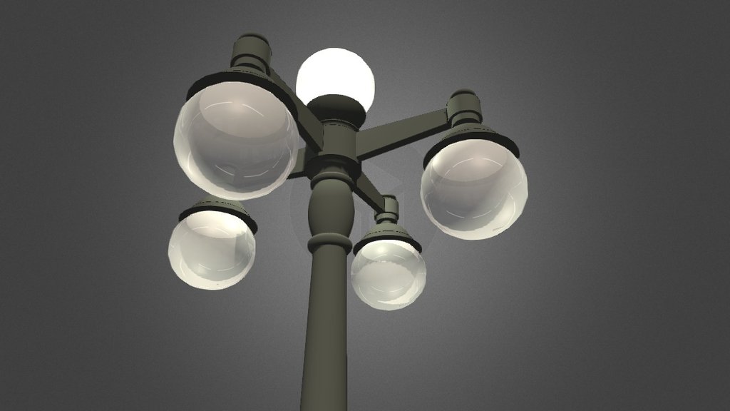 South Bend street lamp