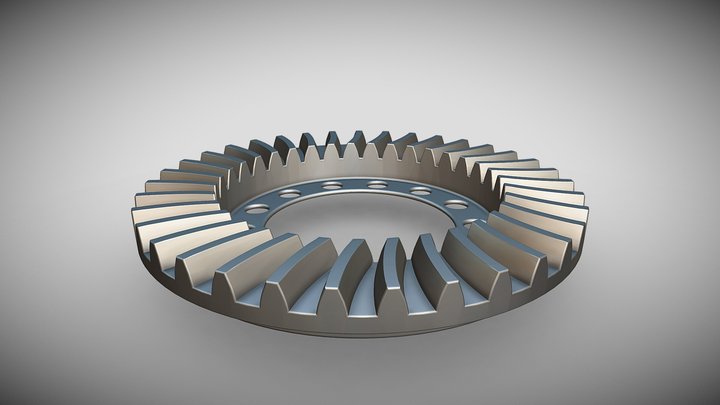 DIFFRENTIAL CROWN GEAR 3D Model