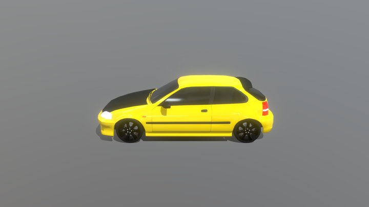 honda civic ek9 3D Model