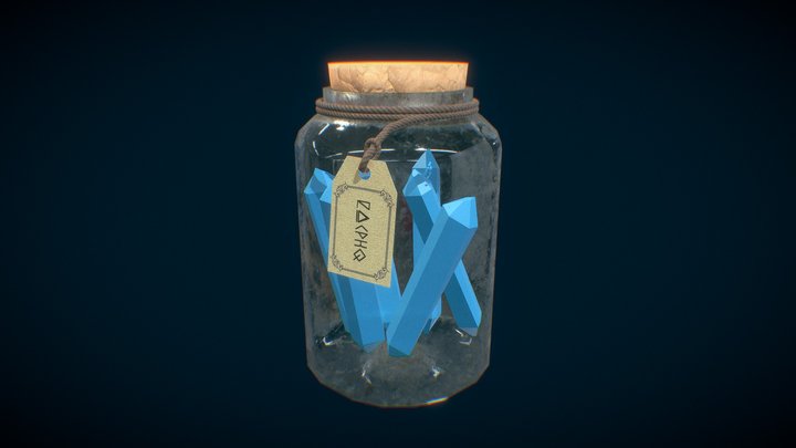 Crystal Jar 3D Model