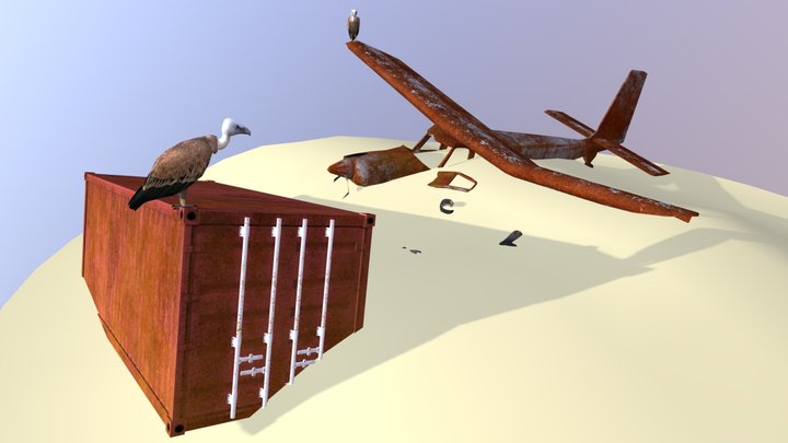 DAE 5 Finished props - Rrustborn 3D Model
