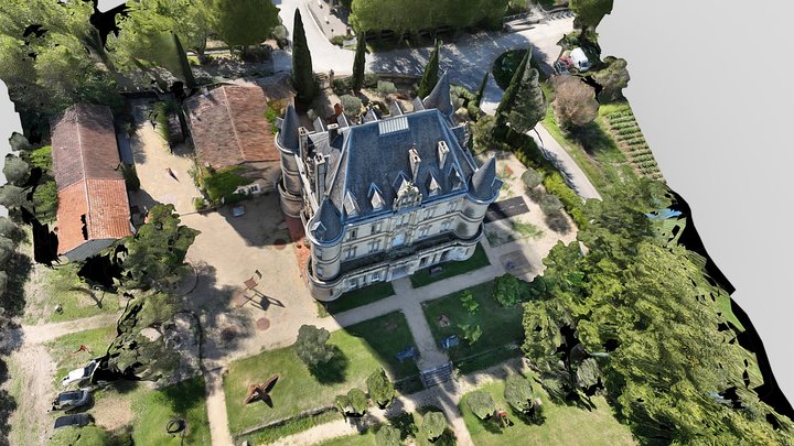 Château Charleval 3D © Drone-Pictures.com 3D Model