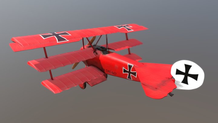 Fokker DR-1 3D Model