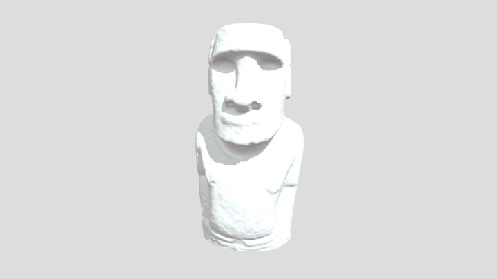 Mesh Moai Chile 3D Model