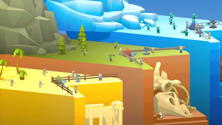 Digging Graphics Set 3D Model