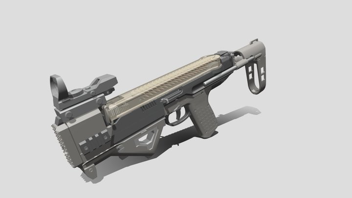P90 Pistol - SP57 3D Model