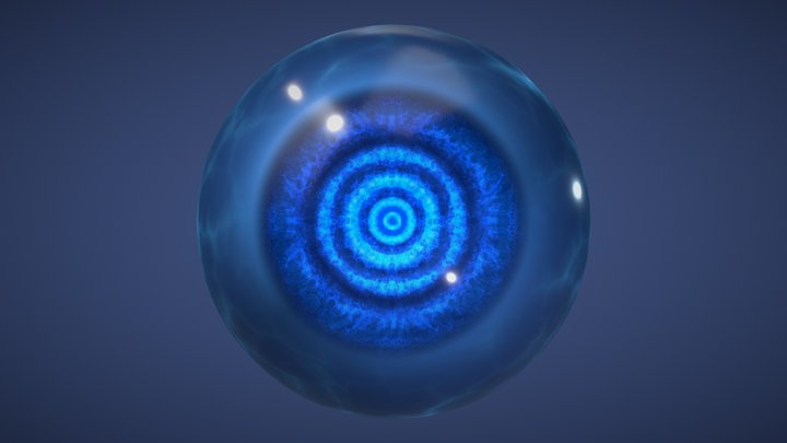 Illusion eyeball - blender file 3D Model