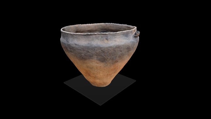 Stone Age pottery from Nida 3D Model
