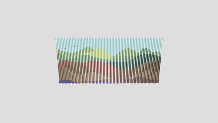 Screen Art Design 3D Model