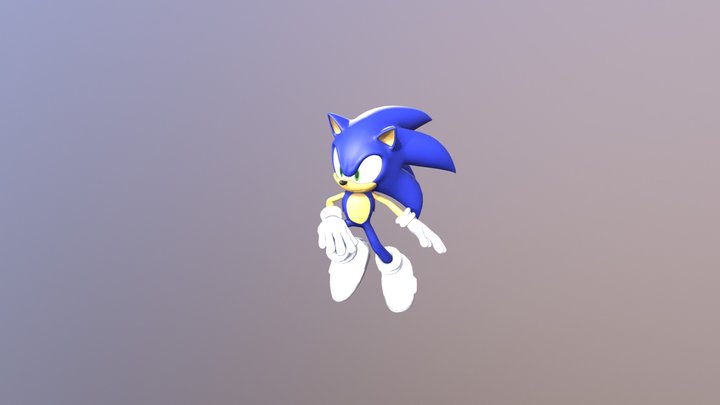 Sonic-hd-full-rigged 3D Model