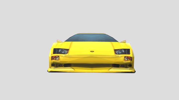 Lamborghini Diablo Roadster – Kostenloses 3D-Modell STL