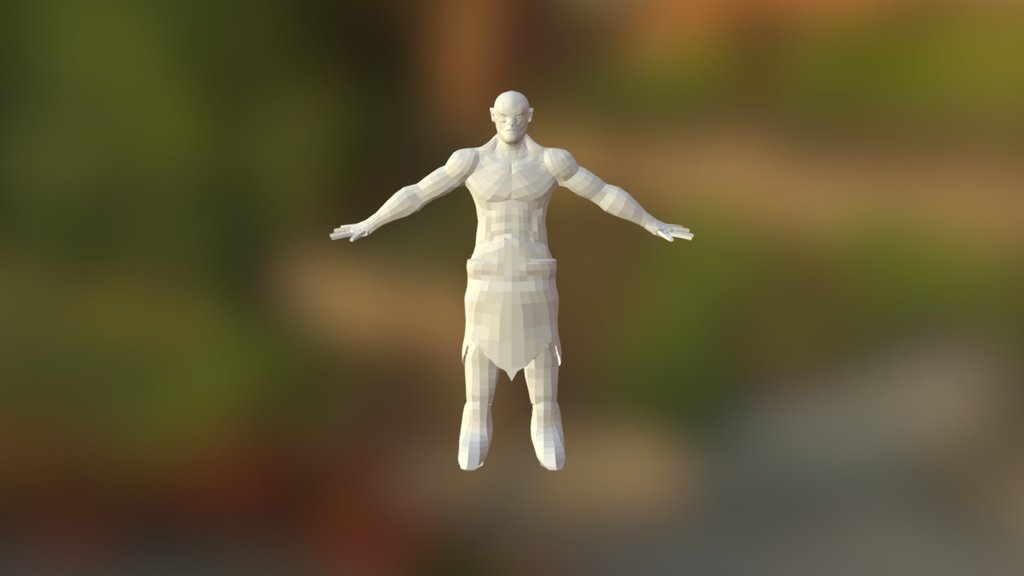 Azog Retopologia Pra Sketchfab