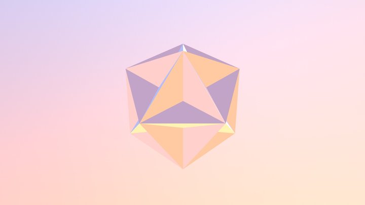 Great Dodecahedron 3D Model