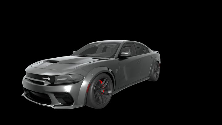 2020 Dodge Charger SRT Hellcat Redeye 3D Model