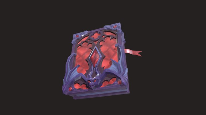 Gothic Fantasy Grimoire - Zugzug Challenge 3D Model