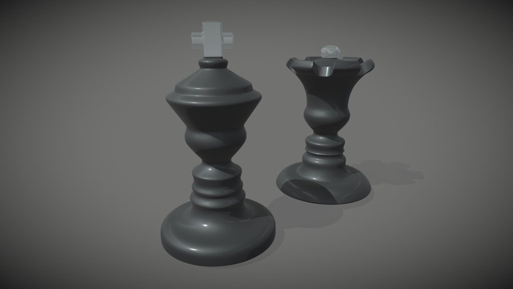 Grand Master Chess Pieces – King & Queen